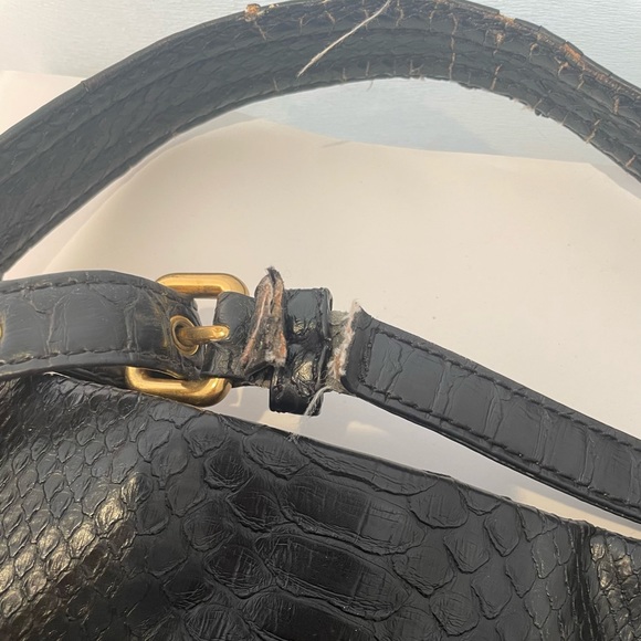 Marc By Marc Jacobs Hillier Croc Embossed Handbag - Picture 4 of 9